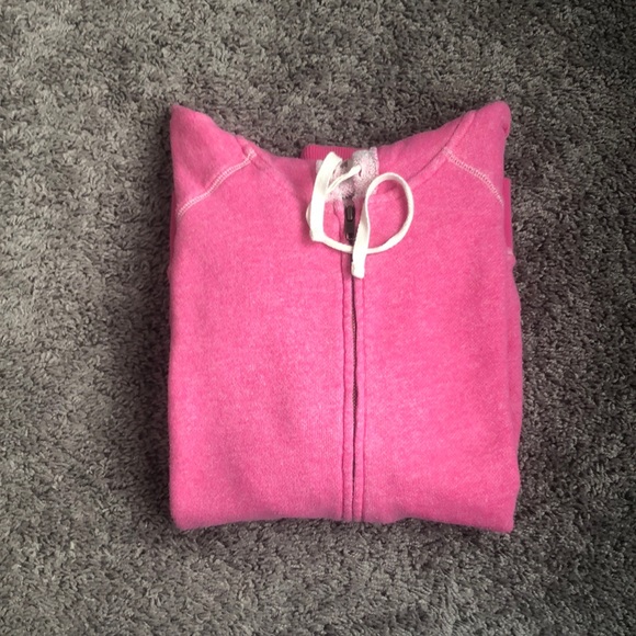 CASLON | Pink Zip Up Hoodie - Picture 3 of 8